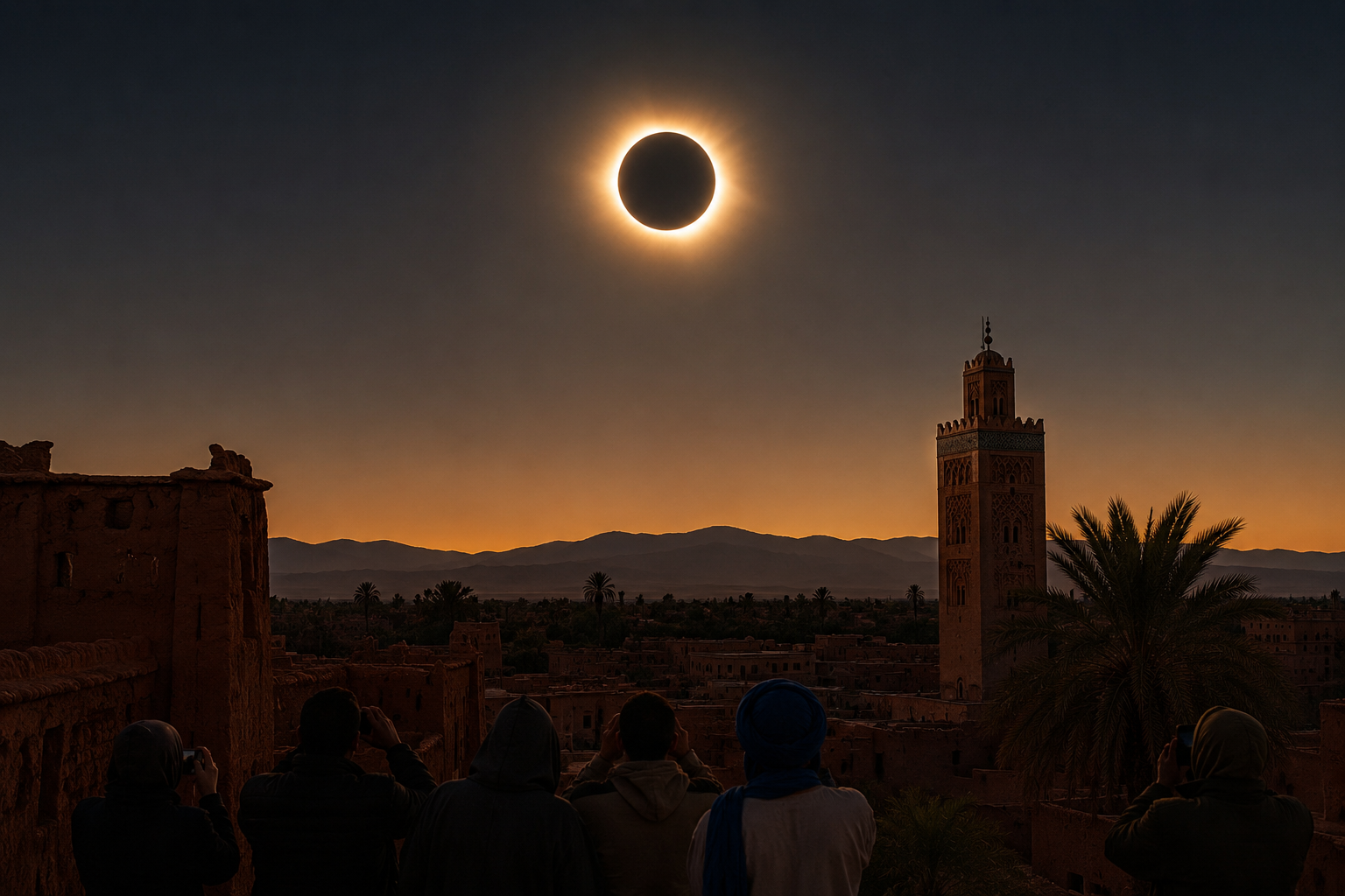 Eclipse Solaire Maroc Événements 2026-2028 | Dates, Horaires & Observation